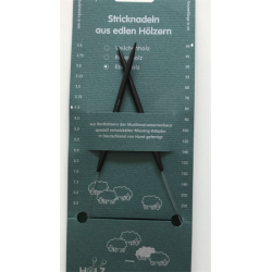 RUNDPINNE 60cm&nbsp;-&nbsp;9,0mm&nbsp;-&nbsp;Ibenholt